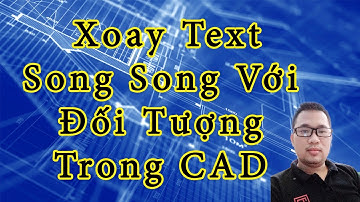 Hướng dẫn xoay Text song song với đối tượng bằng lệnh TORIENT trong AutoCAD