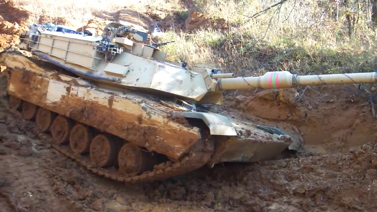 M1 Abrams Stuck in Mud  M1A1 OFF Roading