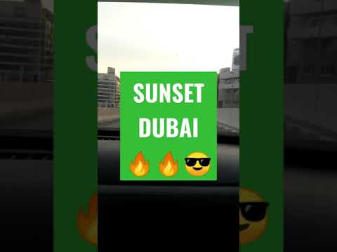 Sunset in Dubai 🔥🔥 #shorts #ytshorts