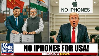 APPLE COLLAPSE India &amp; China SLAPS 100%Tariffs on iPhones - Trump EXPLODES As Economy CRUMBLES!