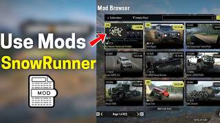 How to use mods in SnowRunner (step by step) How to use mods in SnowRunner (step by step)