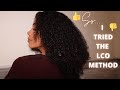 So... I Tried The LCO Method For The First Time, And... | LCO Method On Dense, Low Porosity Hair