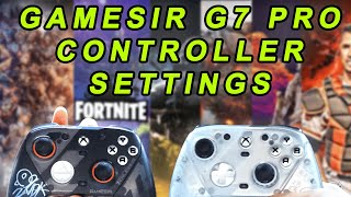 GameSir G7 Pro BEST Controller Settings! (COD, Fortnite, Apex, MLB The Show &amp; More)