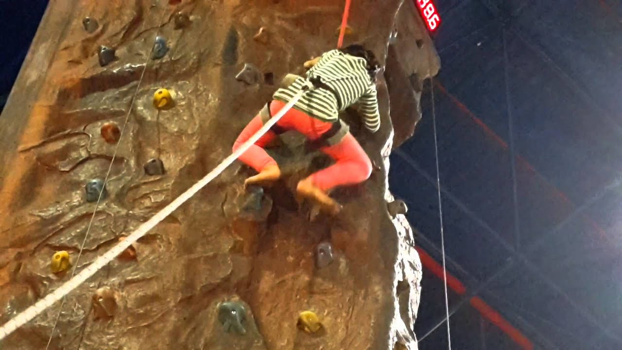Nikki's wall climbing fun city ..doha YouTube