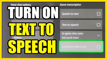 How to TURN ON TEXT TO Speech in Games or Party Chat (Speech to TEXT)