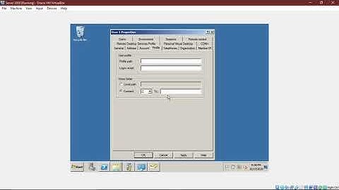 Creating a home folder and roaming profiles