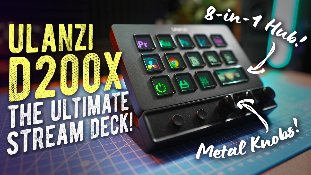 The ULTIMATE Budget Stream Deck! // Ulanzi D200X Unboxing + Review
