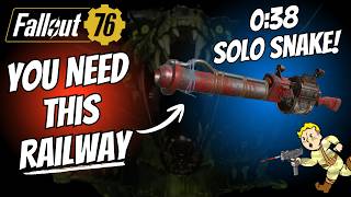 ULTIMATE Ticket To Revenge Railway 38s SOLO Snake Build Guide Human & Ghoul | Fallout 76