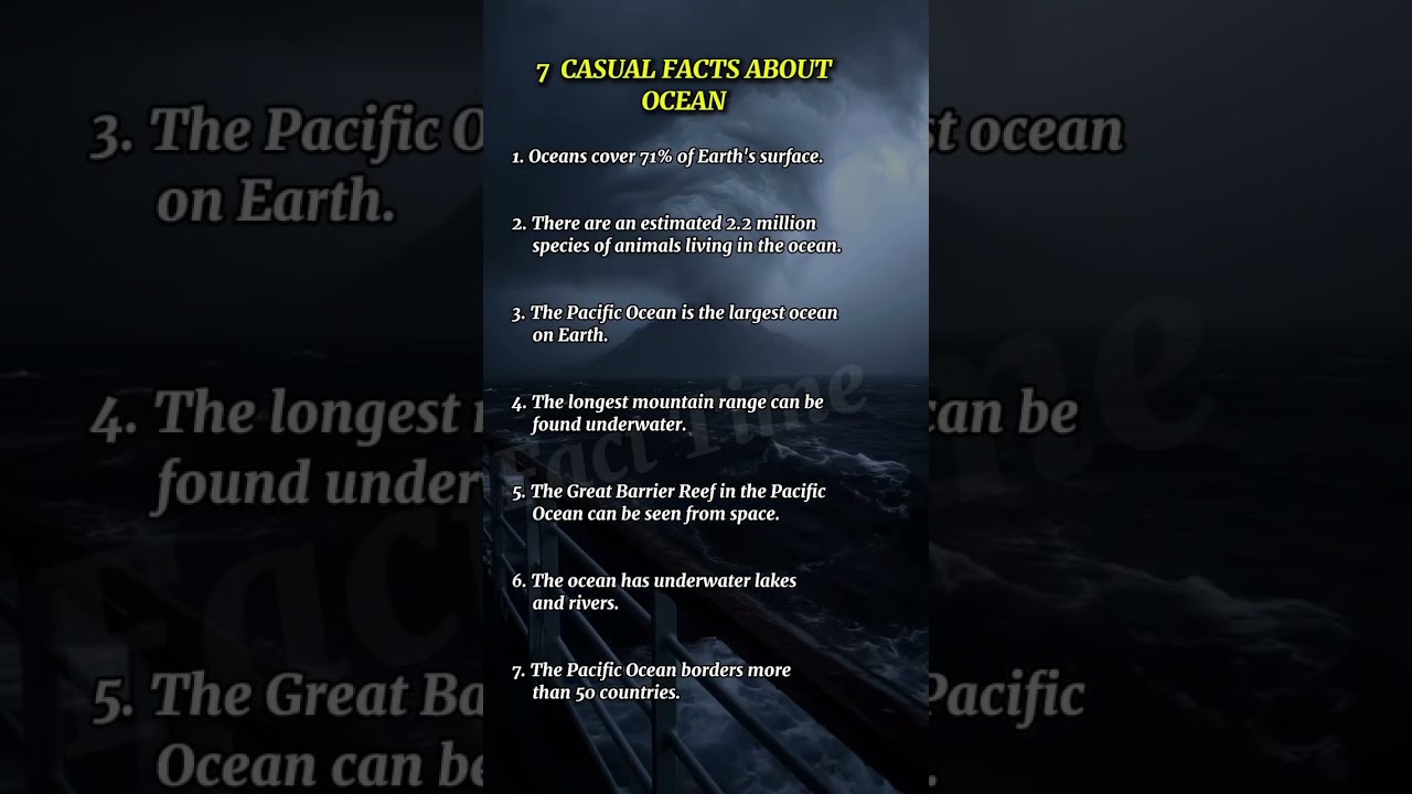 7 SIMPLE FACTS ABOUT OCEAN