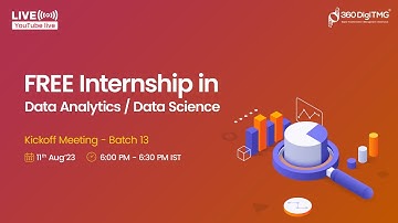 Free Data Analytics / Data Science Internship | Batch 13 | 360DigiTMG