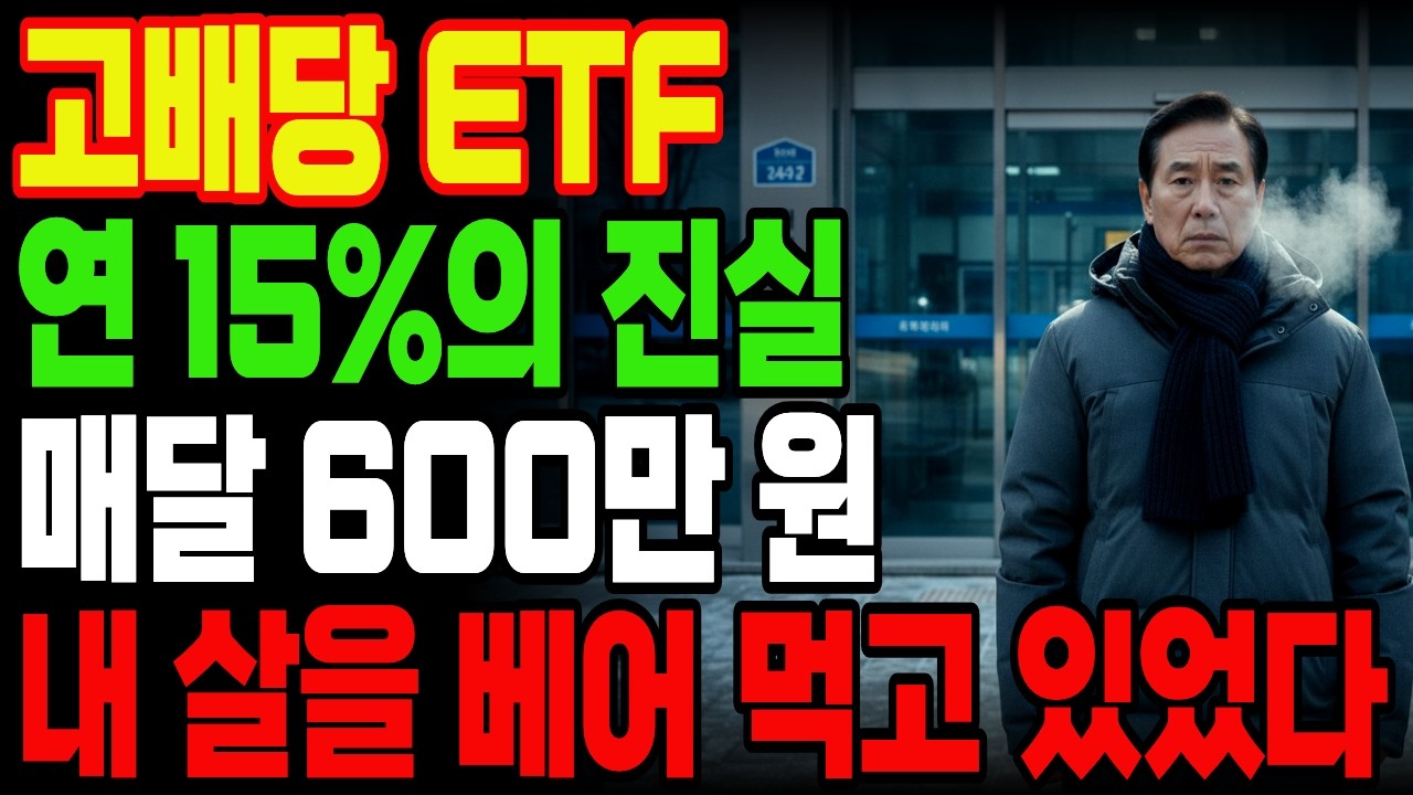 매달 600만 원씩 주길래 효자인 줄 알았더니? 1년 만에 1억이 사라졌습니다  커버드콜 ETF의 진실!