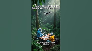 🌳 Drones Mapping Remote Rainforests for Conservation #ecofriendly #drone #rainforest