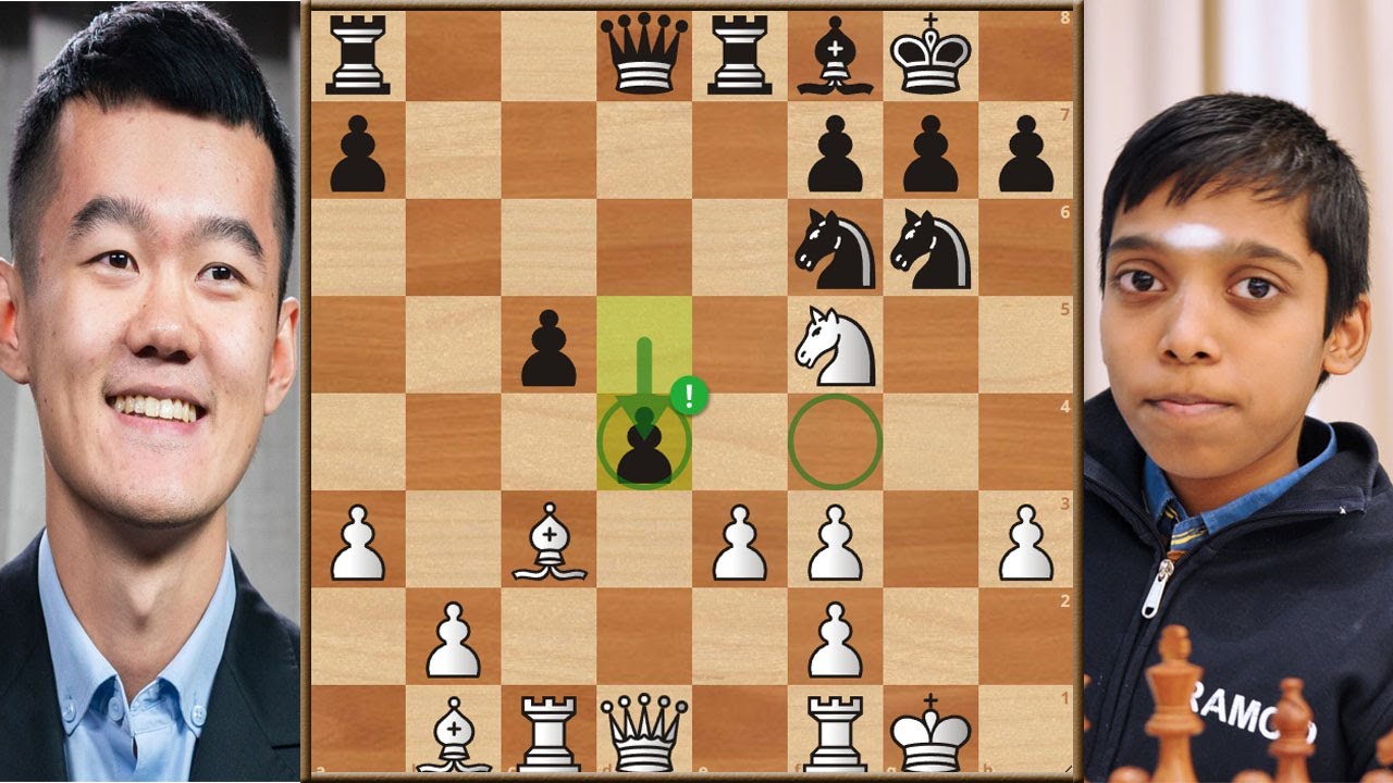 UNA FINAL MUY LUCHADA Ding Liren vs Rameshbabu Praggnanandhaa final dia