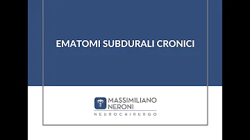 Cosa vuol dire ematoma subdurale cronico?