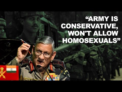 Army is conservative, won't allow homosexuals: Army Chief