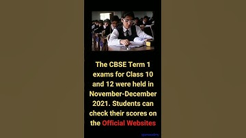 CBSE Term 1 Result 2021 Live:- Know When 10th & 12th Result Declared #cbseresult2022 #cbseresult