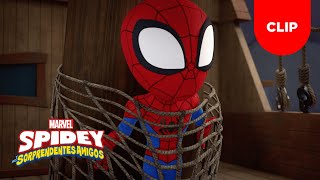 Spidey y sus Sorprendentes Amigos | Clip | Búsqueda del Tesoro