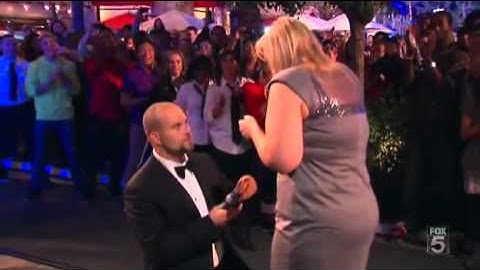 Marriage Proposal & Wedding in an Enormous Dancing Mobbed