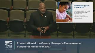 Property taxes, schools costs: Wake County manager presents the proposed budget for the coming year