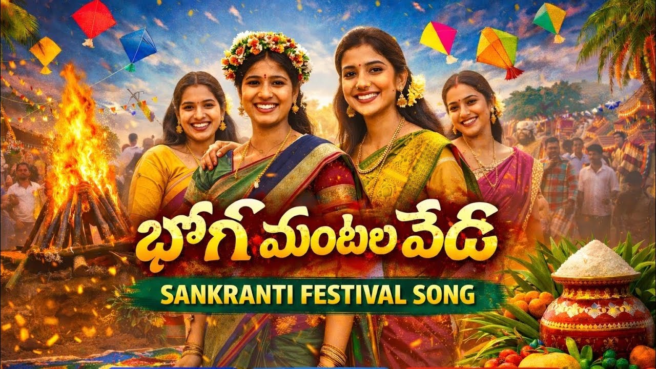 Bhogi Mantala Vedi 🔥 | Sankranti Special Folk Song | Telugu Festival Song 4K