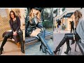 gorgeous and stunning tight leather latex long shoes/boots ideas for women of 2020