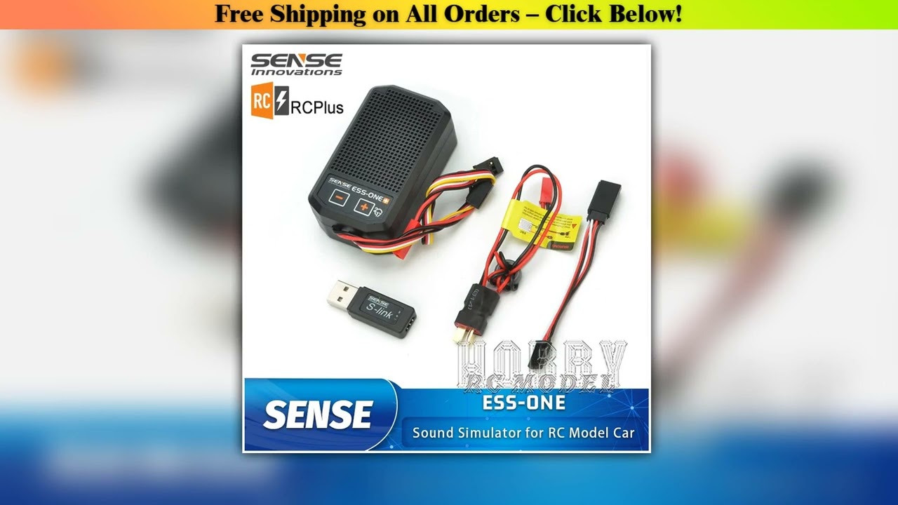 SENSE ESS-ONE Sound Simulator for RC Model Car Crawler Buggy Dirft Racing Modification Accessories