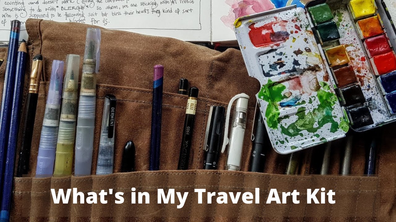 What's In My Travel Art Kit