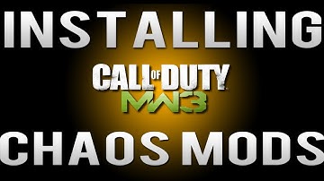 MW3 Chaos Mode Mods - How To Install And Use Chaos Mode Mods (USB)