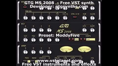 GTG MS 2008 - Free VST synth - vstplanet.com