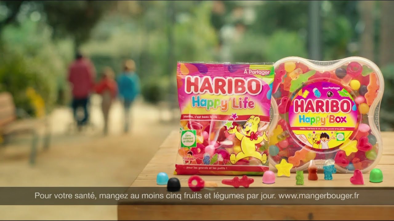 Musique pub Haribo Happy Life "Haribo, c'est beau la vie, pour les grands et les petits!"  juillet 2021