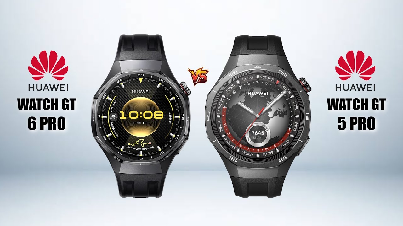 Huawei Watch GT 6 Pro Vs Watch GT 5 Pro