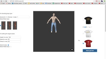 3d Cloth Simulation Web Setup