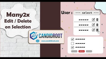 How to do Many2x Edit/Delete on Selection ? | CandidRoot Solutions