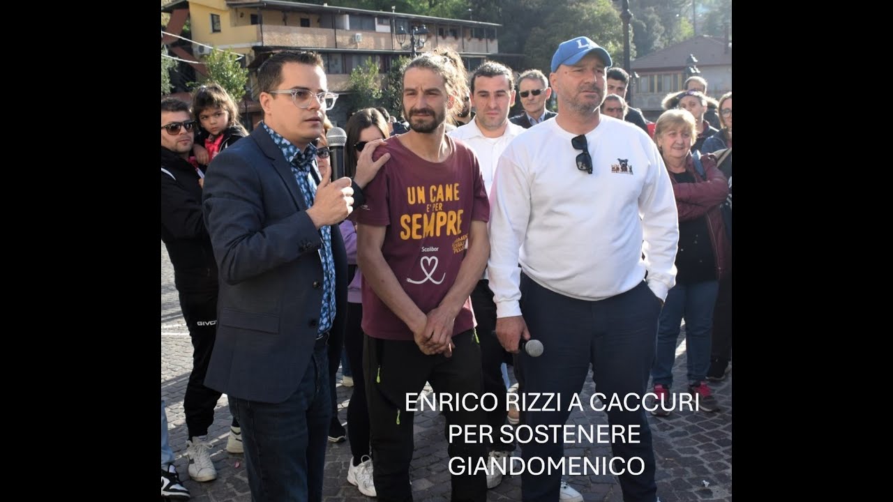ENRICO RIZZI E PAOLO DESANCTIS A CACCURI ( KR ) PER DIFENDERE GIANDOMENICO OLIVERIO by Tonino Parisi