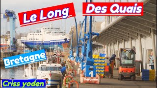 Chalutier à Quai ; Fileyeur ; Bretagne ; Port de Pêche ; Lorient Kéroman ; Bretagne Sud ; France