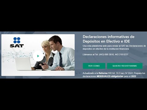 Declaración de depósitos