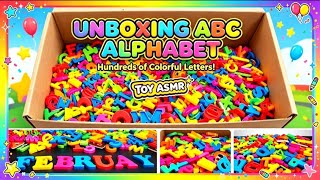 TOY ASMR 🧲🎎 Satisfying Unboxing Magnetic Alphabet | Drop & Learn All 12 MONTHS! 📅🔤 screenshot 4