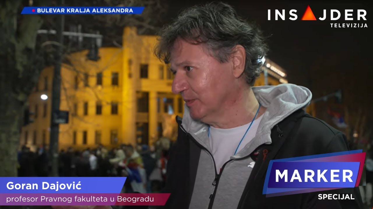 Prof. Dajović: Vučić uspeo ono što niko nije uspeo - izveo nikad više ljudi na ulice