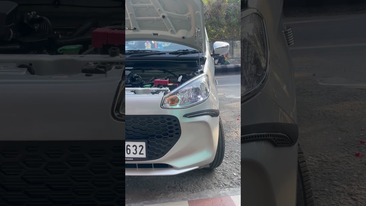 New alto k-10 install with led lights . 