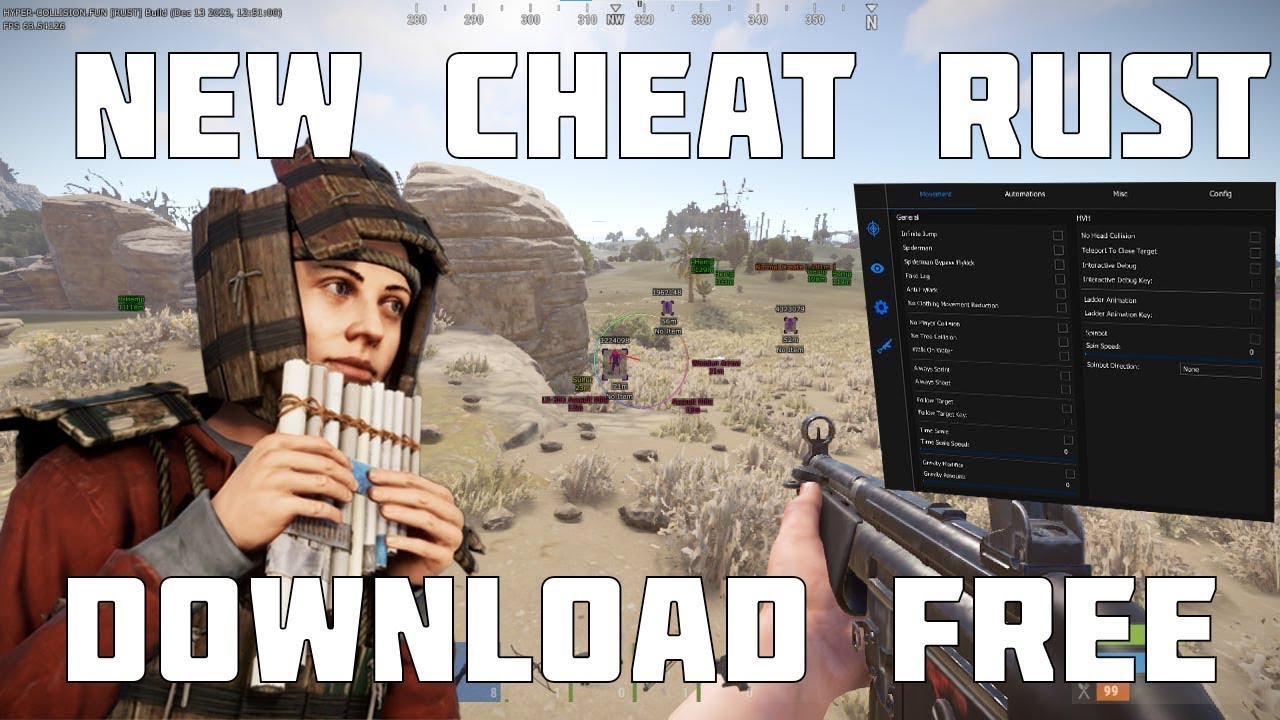 New Hack Rust Esp Aimbot WH No Detected Cheat Download Online Hacks ...