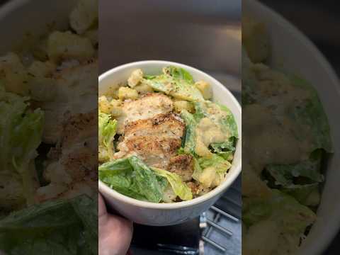 Chicken Caesar Salad 🥗  #sofiaafoodie #recipe #food #salad