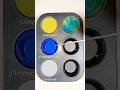 “Satisfying Mix: Yellow &amp; Blue” #colormixing #colorpalette #artshorts