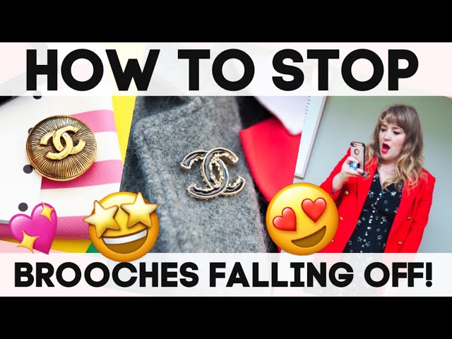 How To Stop A Chanel Brooch From Falling Off! Jewellery HACK! 