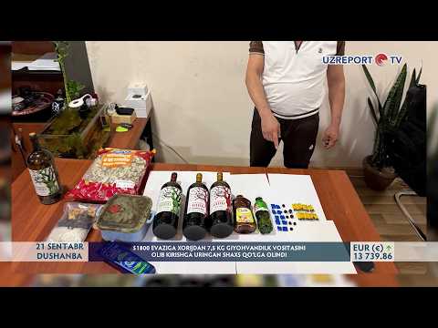 $1800 evaziga xorijdan 7,5 kg giyohvandilk vositasini olib kirishga uringan shaxs qo’lga olindi