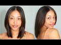 Straightening My Hair 4A/4B | Jaleesa Moses
