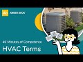 HVAC Terms : Amber Book 40 Minutes of Competence 027