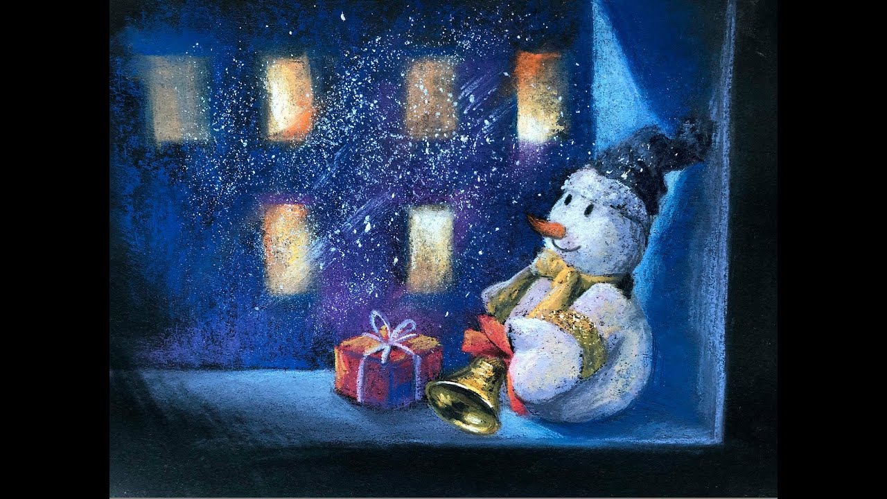 снеговечки рисование мелками. снеговик гуашью. шерстяная акварель снеговик. живопись шерстью снеговик. рисование с детьми снеговик.