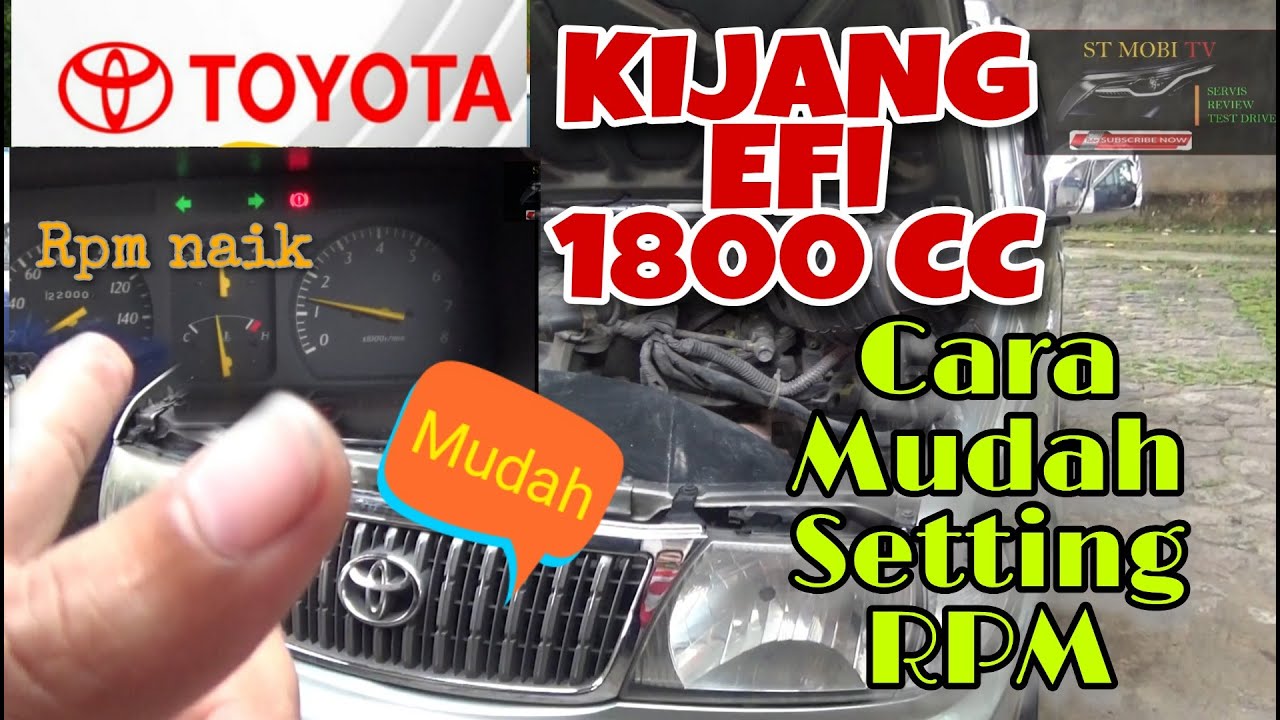 CARA SETTING RPM KIJANG EFI 1800 CC