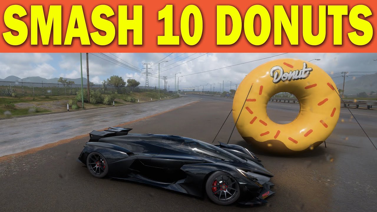 DONUT Stop Me Now - Collectibles Smash 10 Donuts Location Series Donuts - Forza Horizon 5