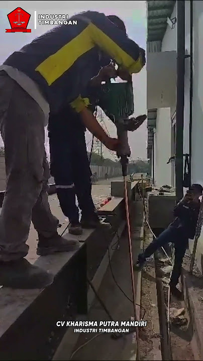 BEGINILAH PROSES PEMASANGAN GROUNDING DAN INSTALASI JEMBATAN TIMBANG. MINAT HUB 0813-1164-5171